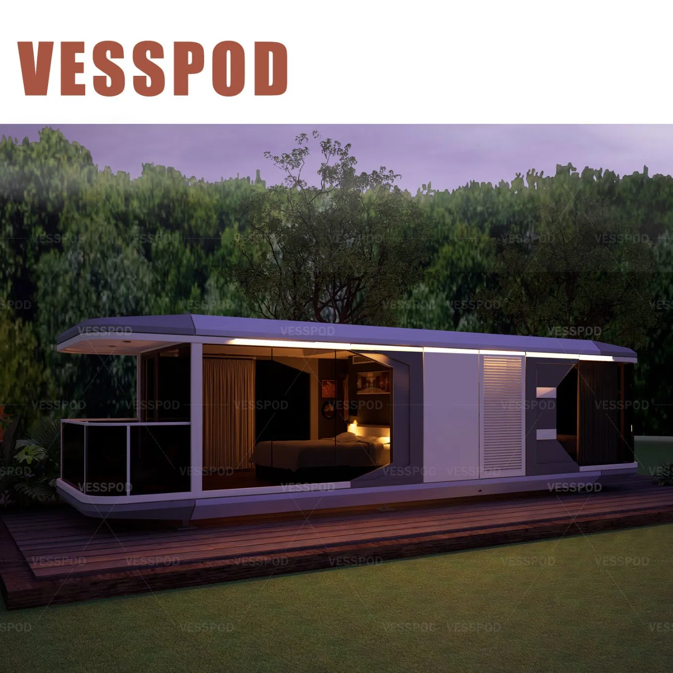 Flatpack Pre Kit Kansas GS-A01 Pre Fabricated Houses Wooden House