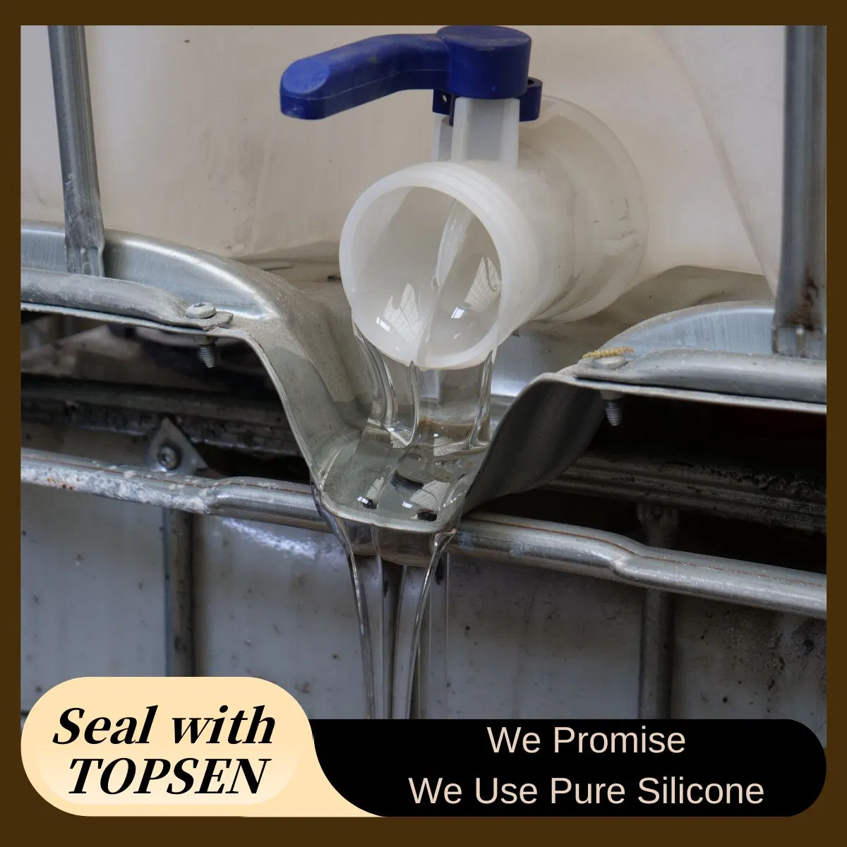 Topsen Sellador De Silicona Transparente Para Ventanas Resistente Al Calor Silicona Para Sellar