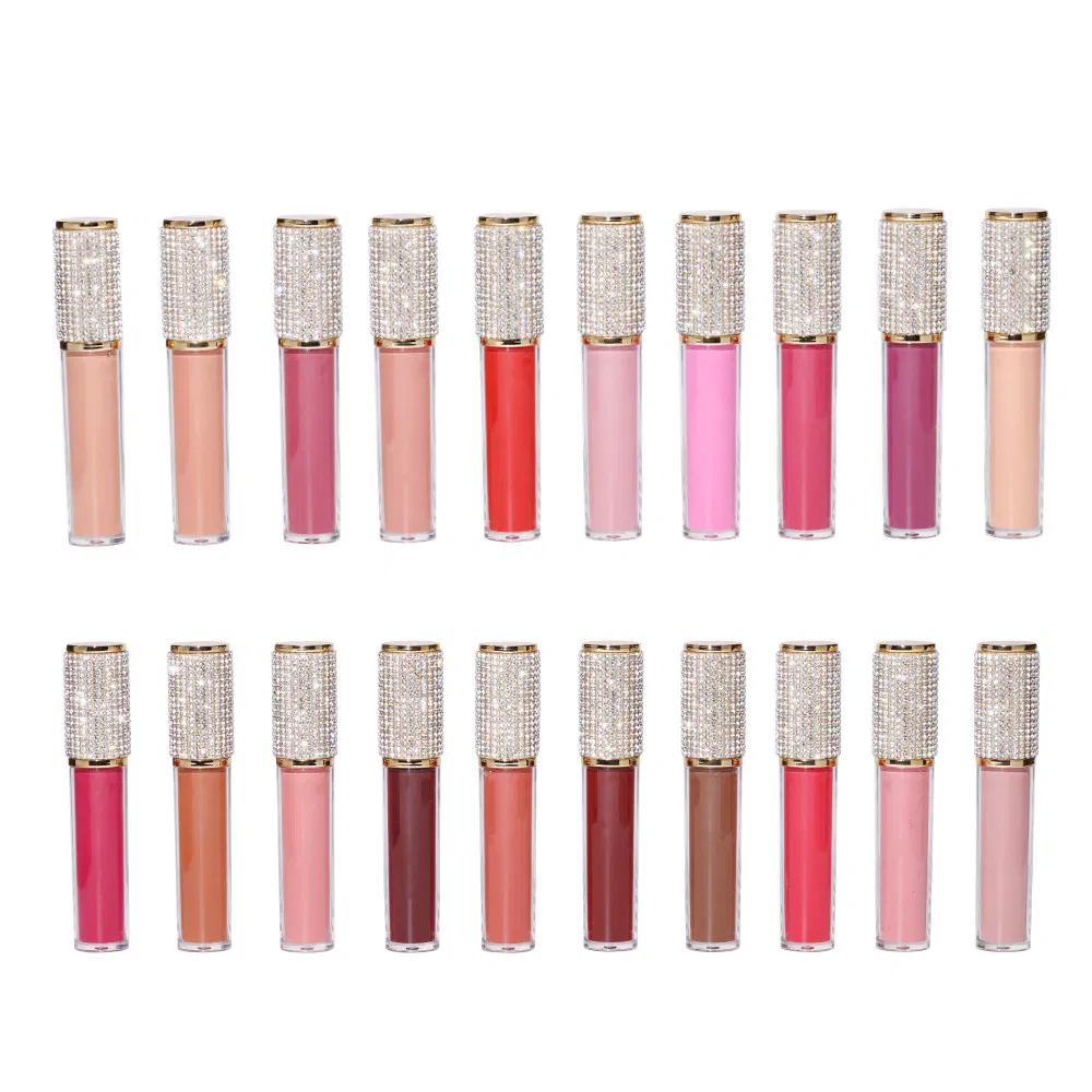 Wholesale 57 Colors Vegan Private Label Lipgloss Vendor Nude Glossy Lip Gloss for Women