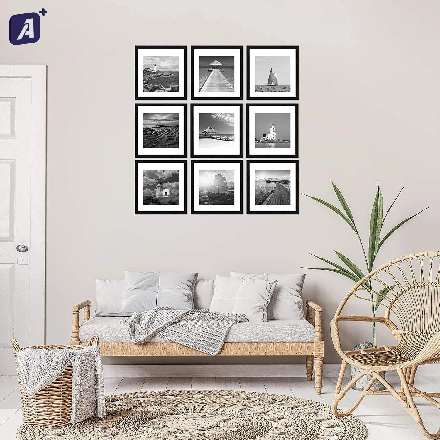 Removal and Restickable Mixtile Photo Frame Ready to Ship