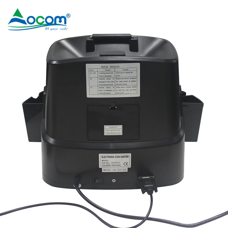 Cost Effective Bank/Supermarket High Speed Electronic Coin Counters & Sorters Machine