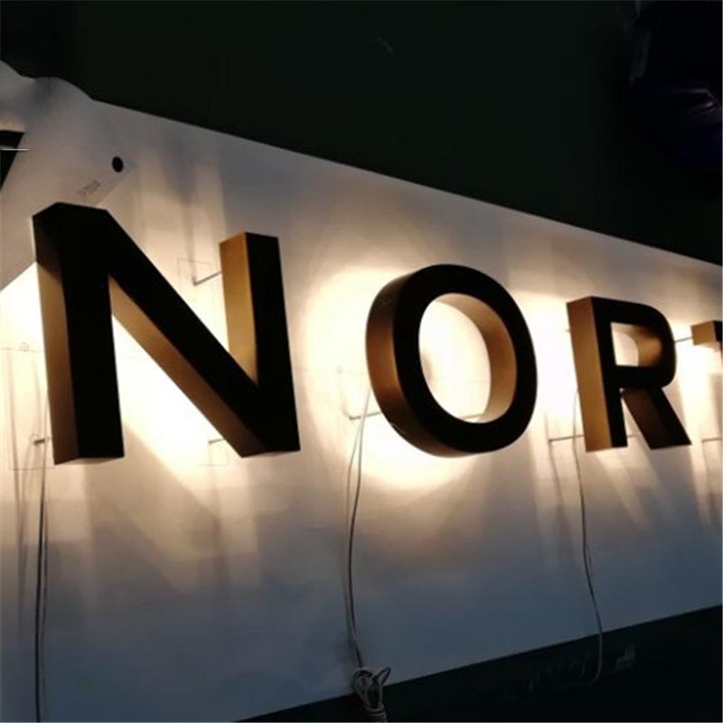 Outdoor Decoration Letter Backlit Waterproof 3D LED Sign Letters