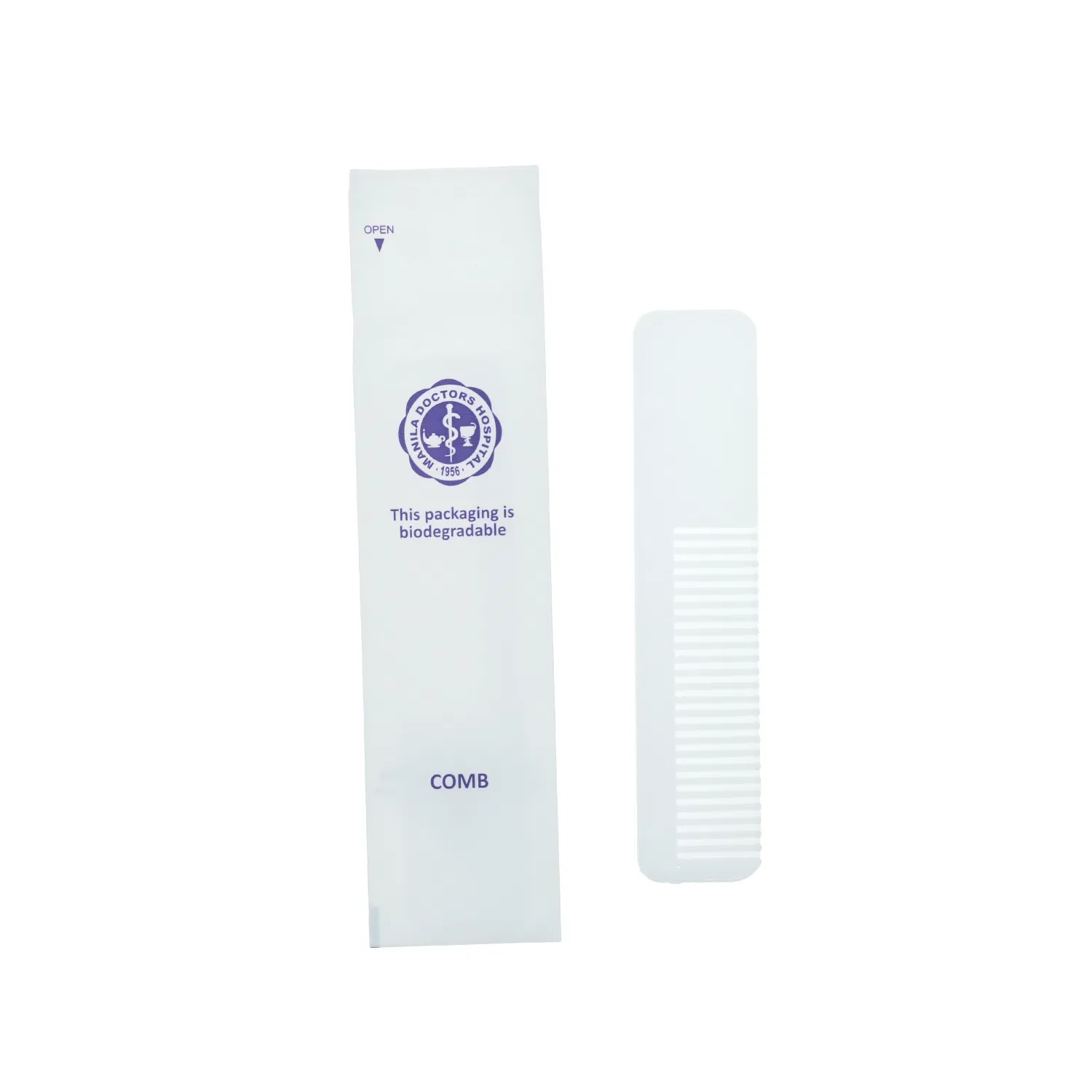 Plastic Comb in Box with Hotel Amenities for Guest Room Using