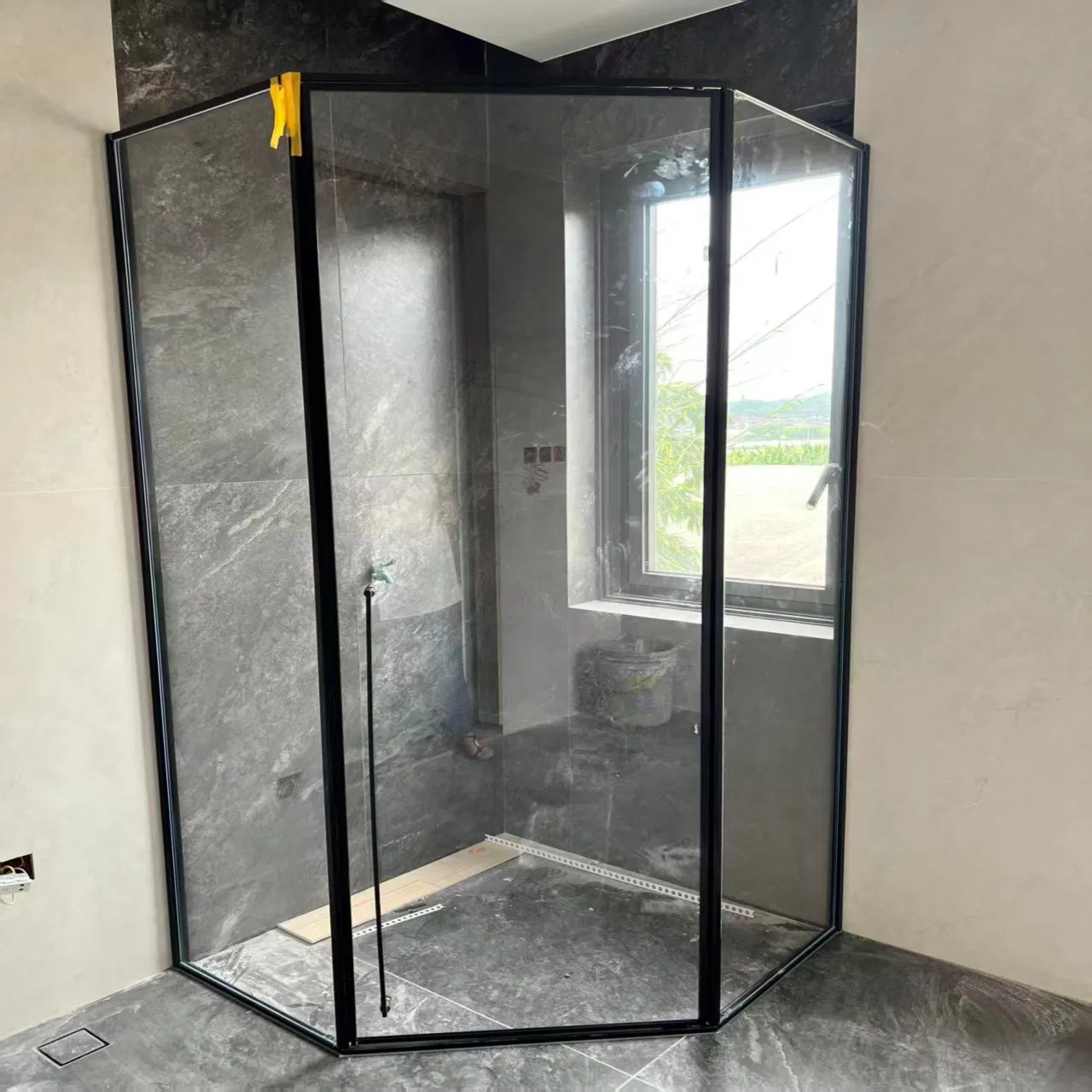 17. Wholesale Aluminum Sliding Frameles Double Glazed Bathroom Glass Shower Door Partition Walls Door Frosted for Home Renovation