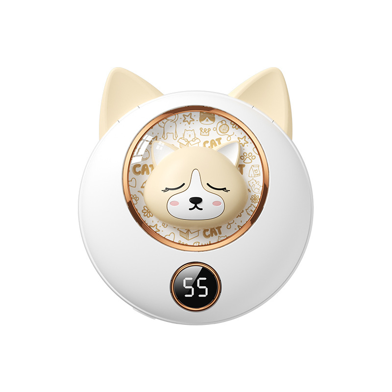 Factory Price New Cute USB Charging Gift Smart Digital Display Customizable Logo Portable Hand Warmer