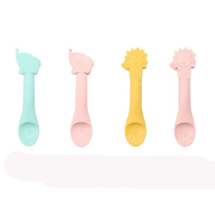 Baby Feeding Spoon Silicone Baby Dinner Spoon