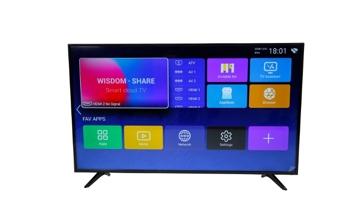 Wholesale 32inch Frameless Android Smart TV Qled Display Multi Interface for Hotel Home Television