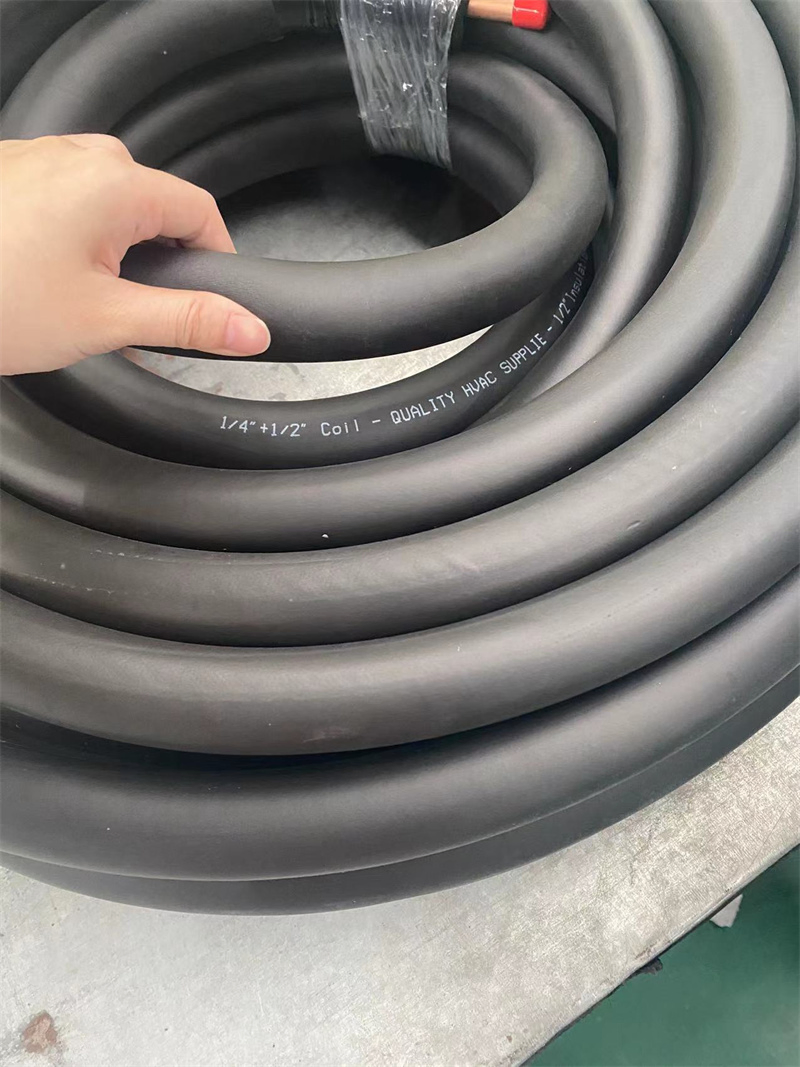 USA Rubber Split Copper Line Set 1/4" Liquid Line Set 3/8" 50FT