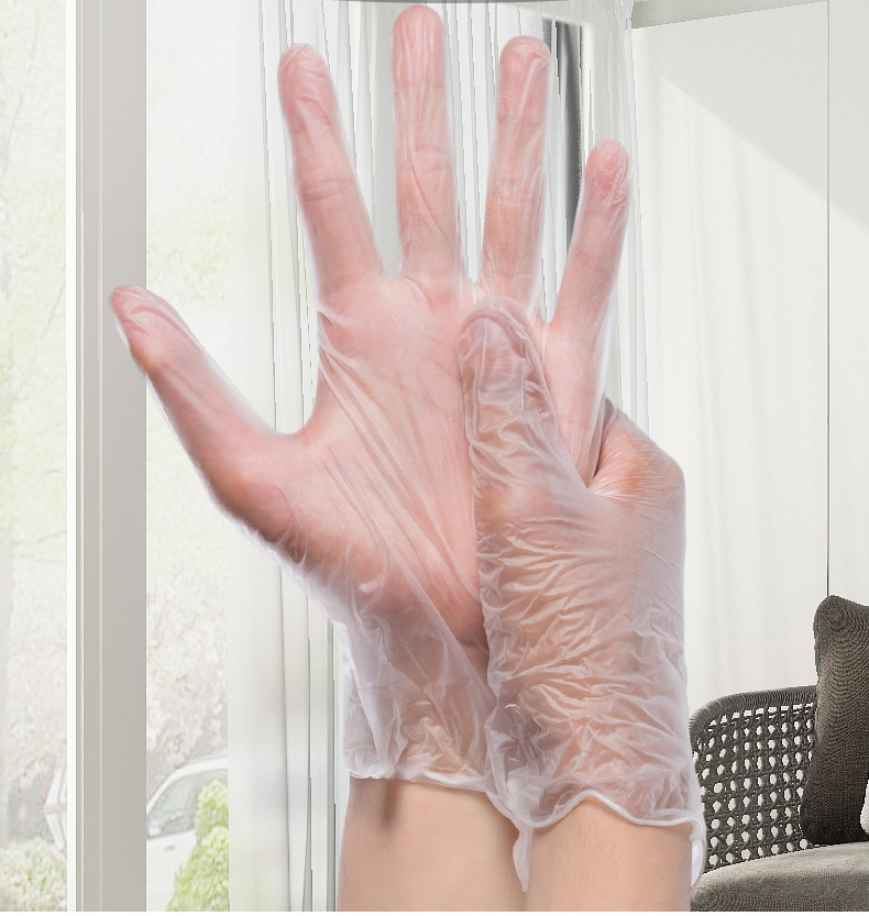 Wholesale Food Grade Transparent Disposable Medical PVC Vinyl Gloves