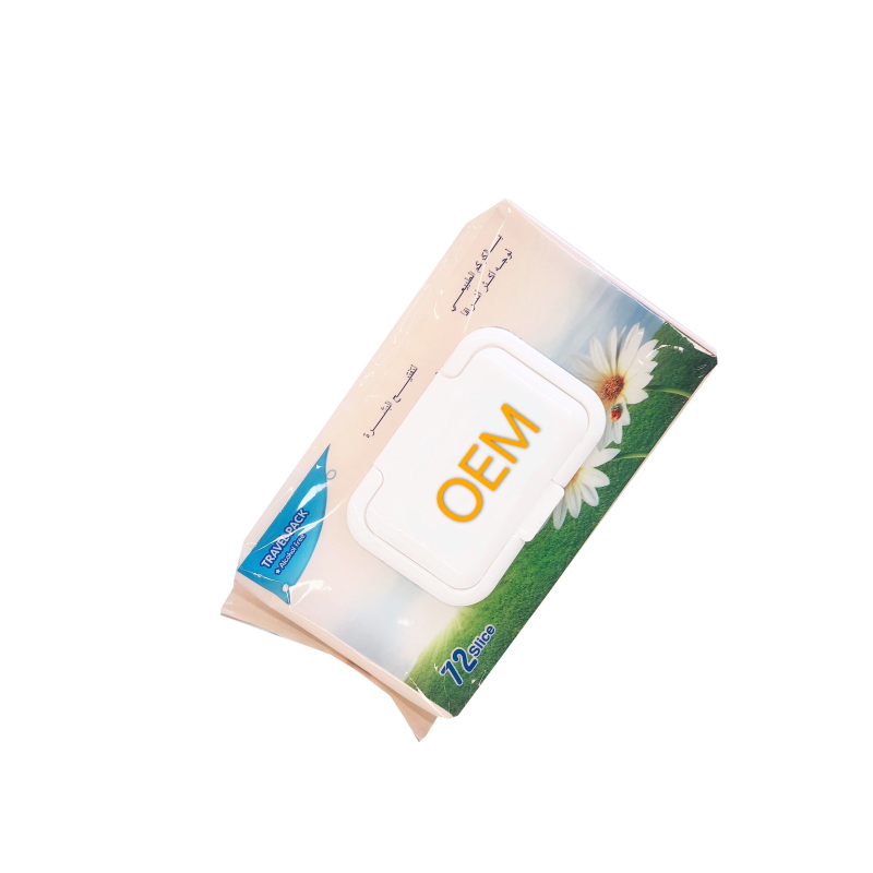 Nonwoven Fabric Material Reusable Baby Wipes with Cover Lid A Grade