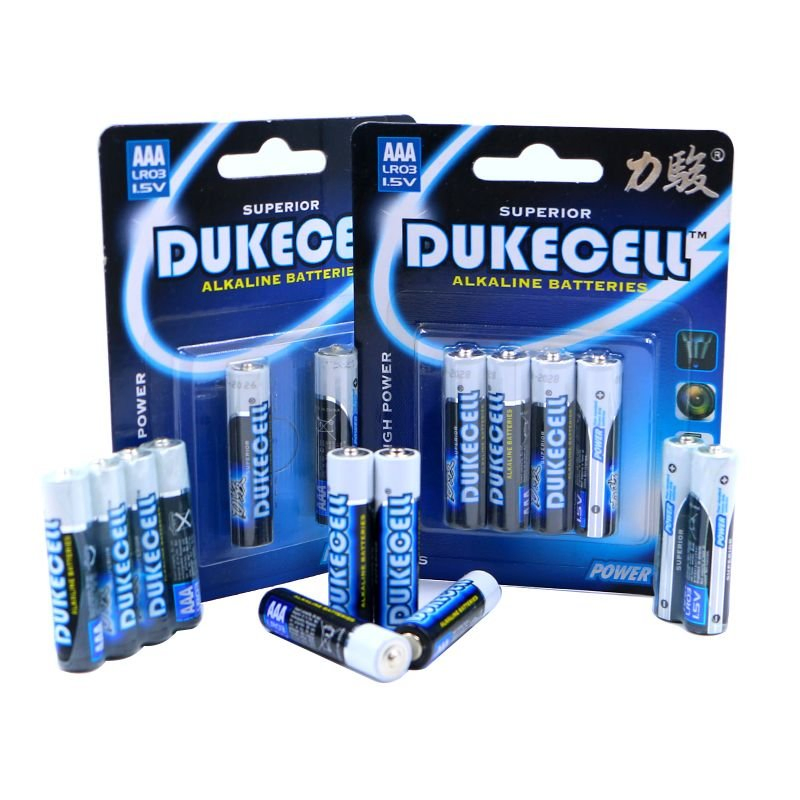 Leakage-Proof  1.5V 140min AAA Am4 Lr03 Super Alkaline Battery Dry Cell Battery Heavy Duty High Power Long Lasting AAA Dry Batteries Lr03 Am4 Alkaline Batteries