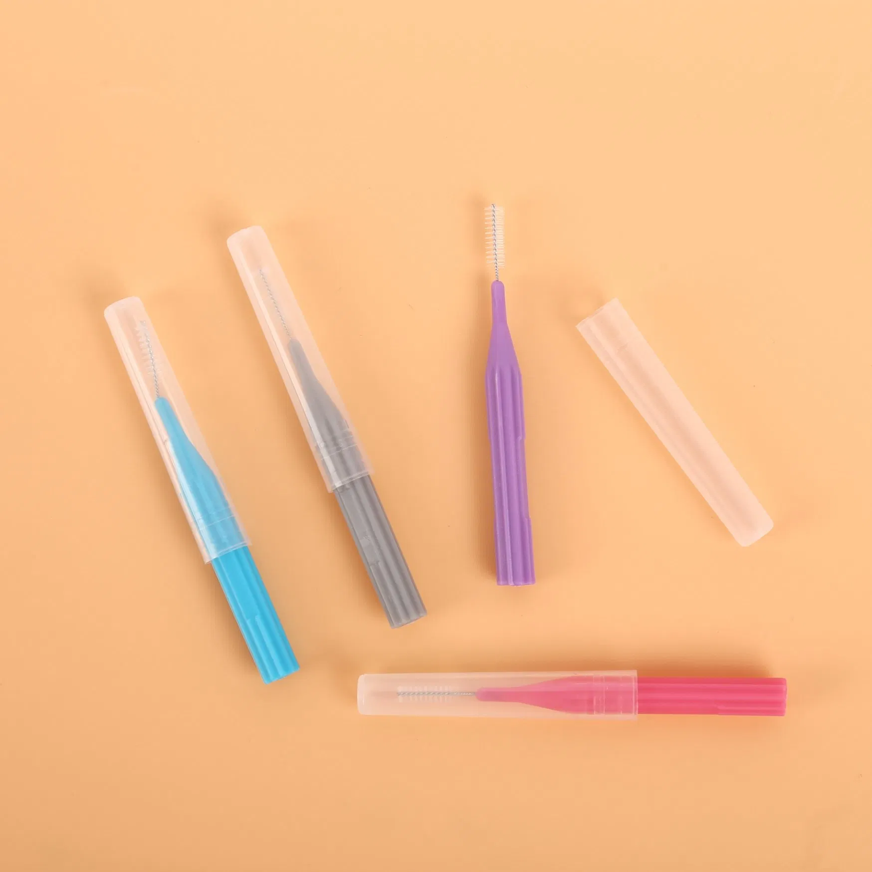 Disposable Interdental Toothpicks Brushes Ergonomic Fits Teeth Brushes Cleaning Dental Brush