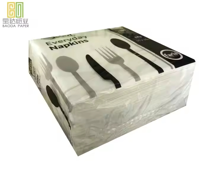 China Paper Supplier Custom Logo Napkins for Dinner$Party