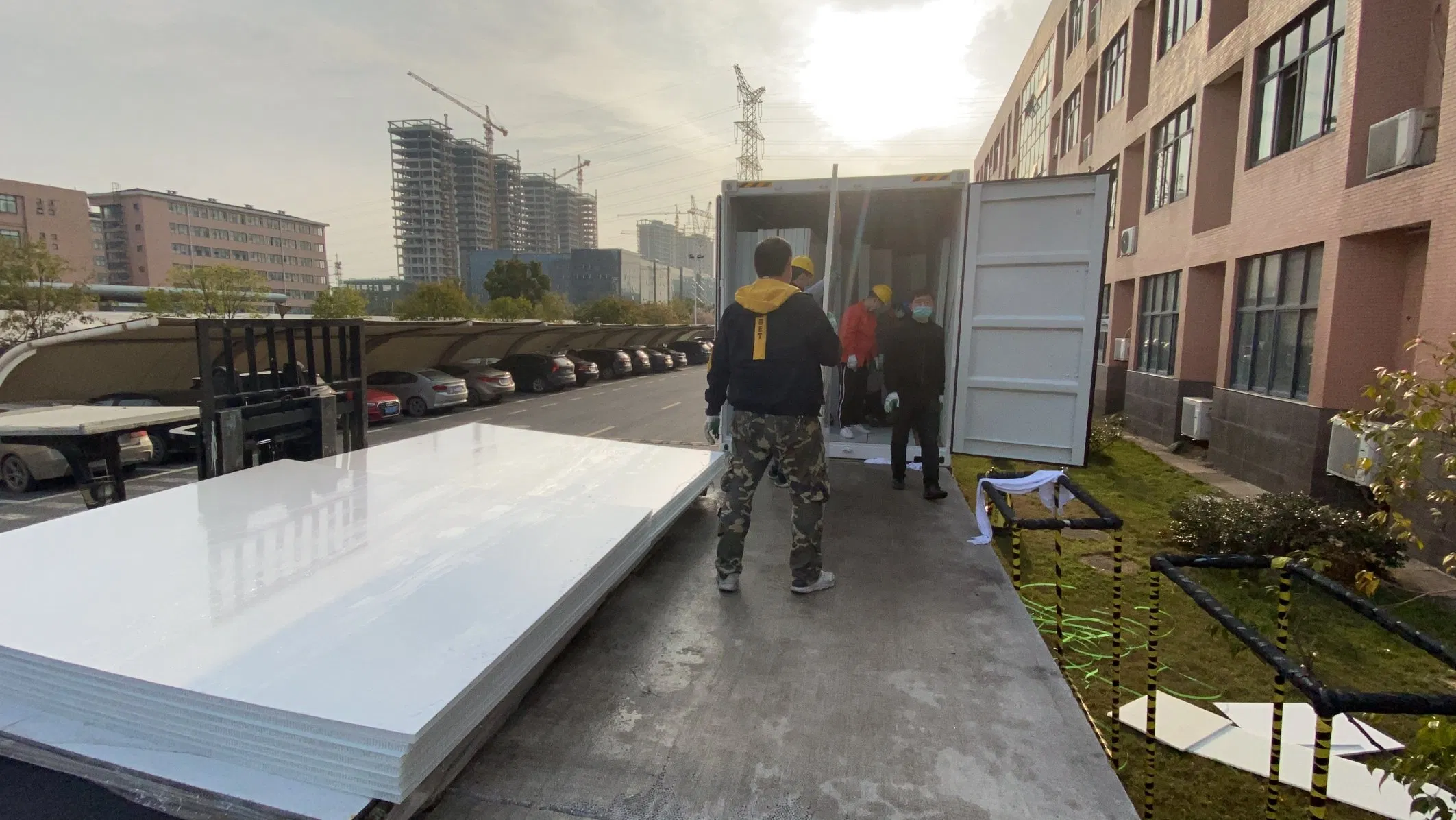 Fiberglass Panel Truck Body, Fibreglass Honeycomb Panel, Honeycomb Sandwich Panel for Truck Body