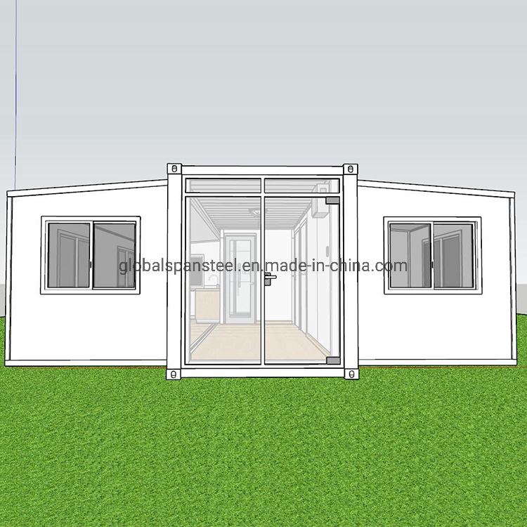 Low Cost 20 Feet Modular Expandable Modern Prefab Prefabricated Living Container House for Office/Hotel