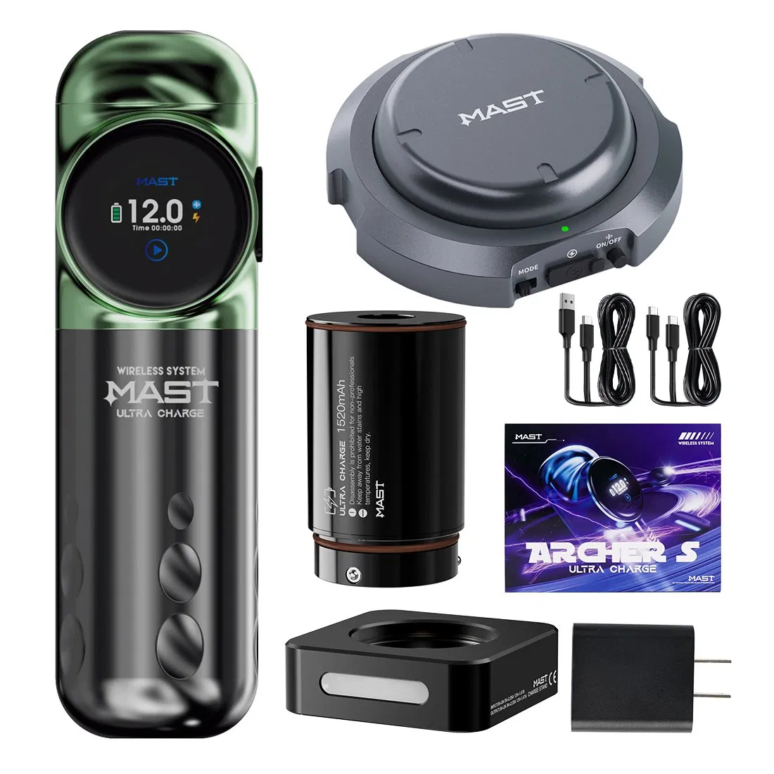 Dragonhawk Bluetooth Tattoo Kit Fast Recharge Wireless Tattoo Pen Mast Archer S