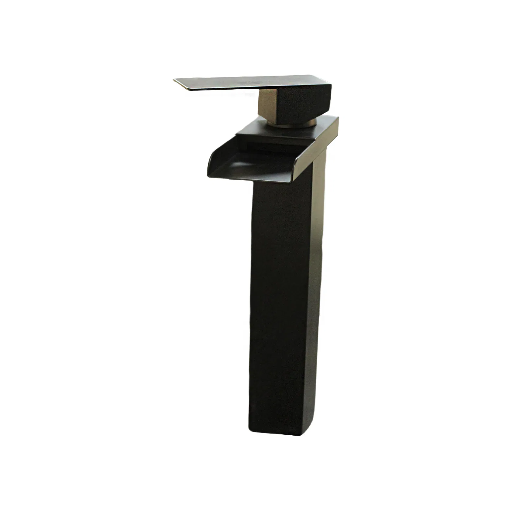 Deck Installation Stainless Steel Bathroom Washbasin Cold and Hot Water Faucet