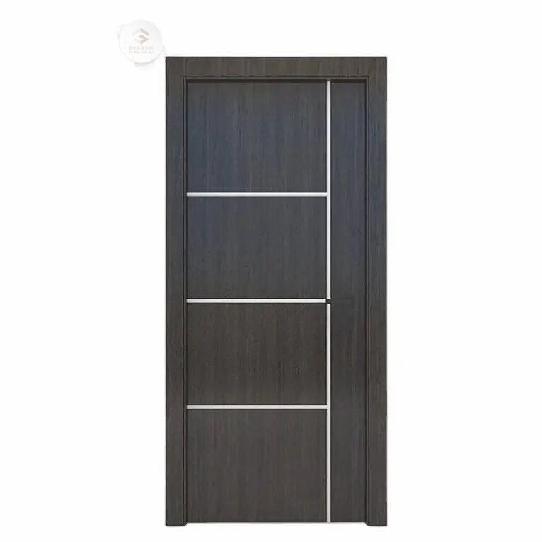 Factory Price Durable Wooden MDF WPC Solid Wood Colorful Interior Doors
