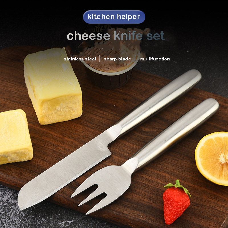 Premium H-Beam Cheese and Butter Knife Collection with Galvanized Finish