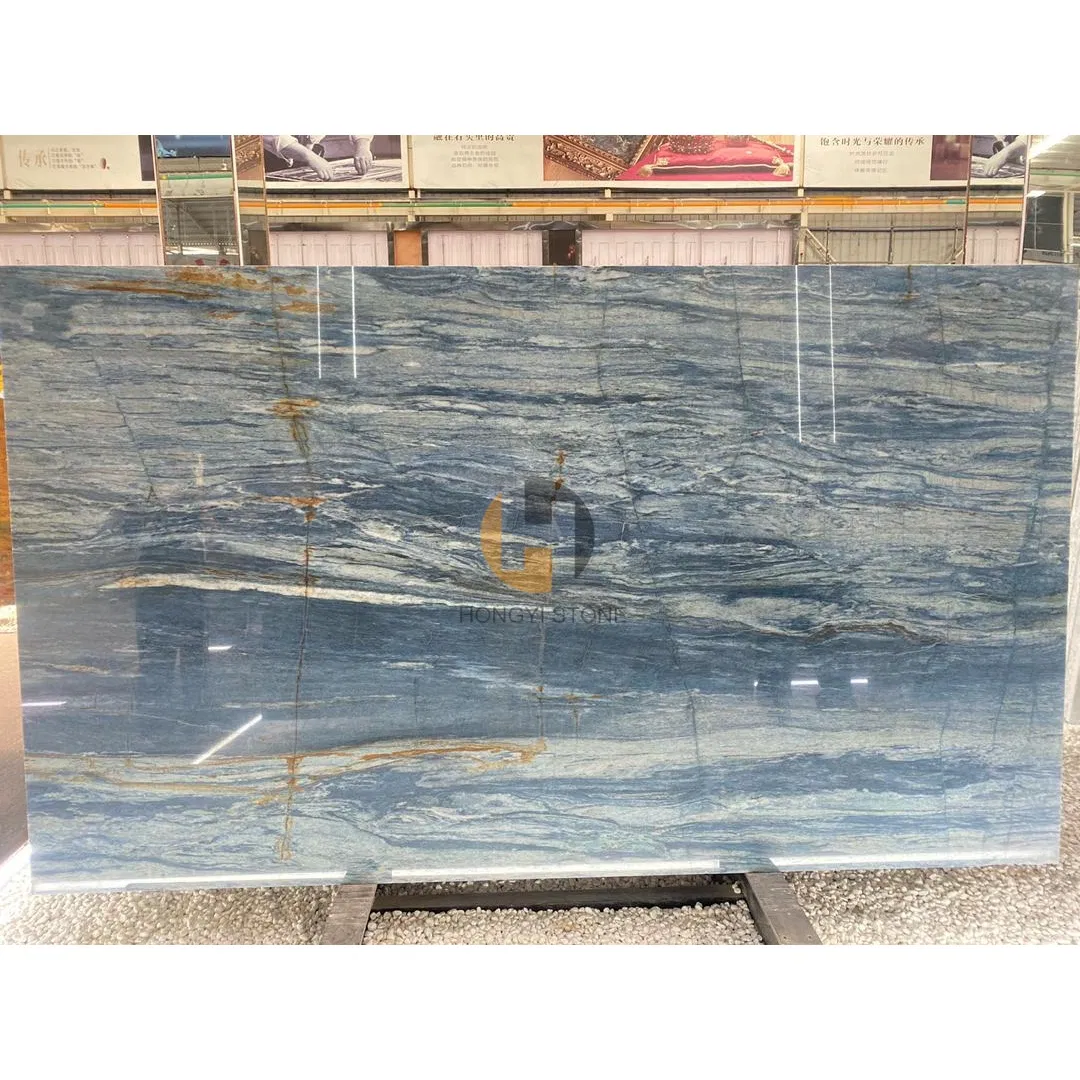 Yinxun Palissandro Luxury Blue Marble Slabs for Wall and Floors/High Quality Luxury/Natural Stone/
