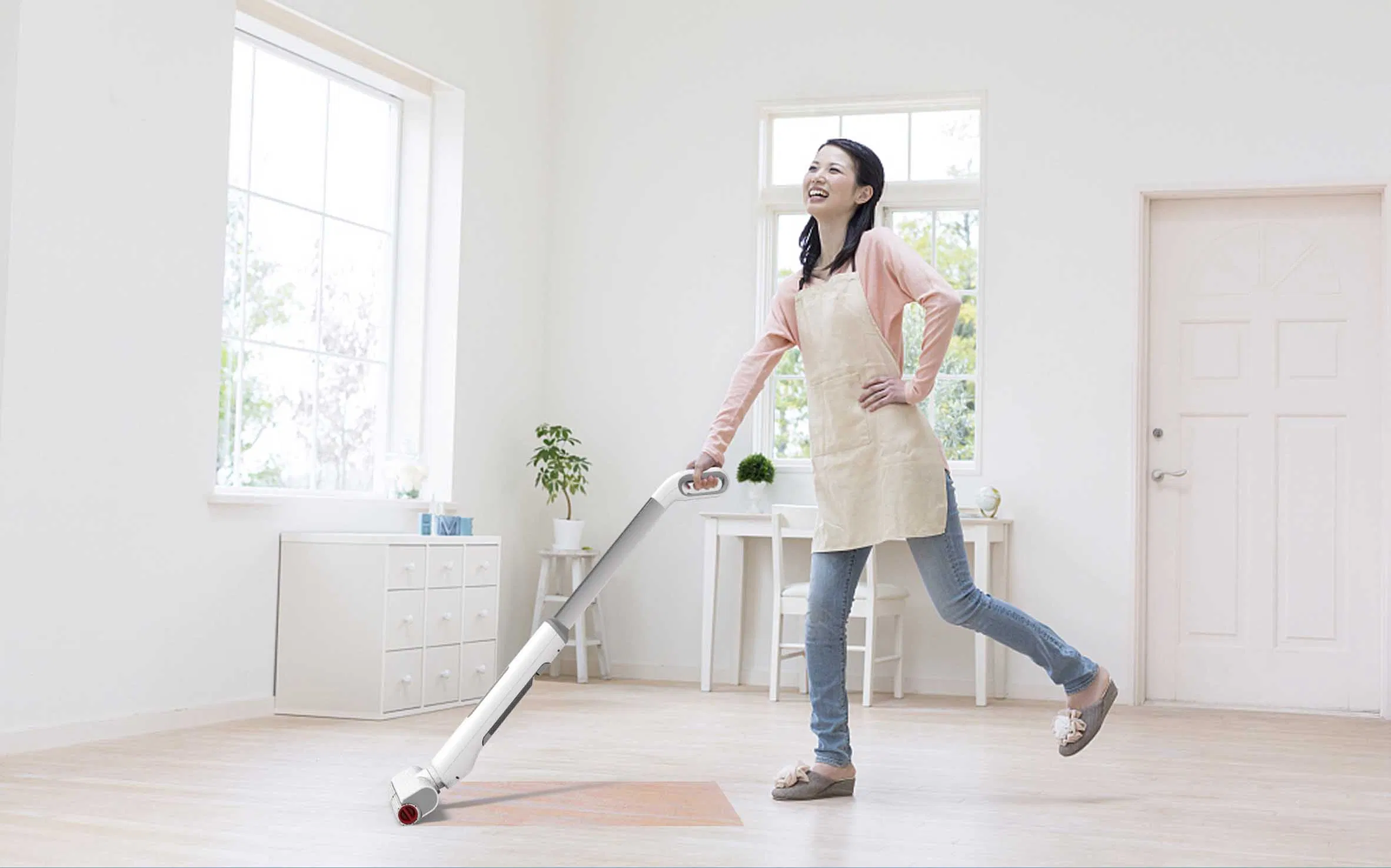 Auto Self-Cleaning Portable Water Flow Mop Cleaner