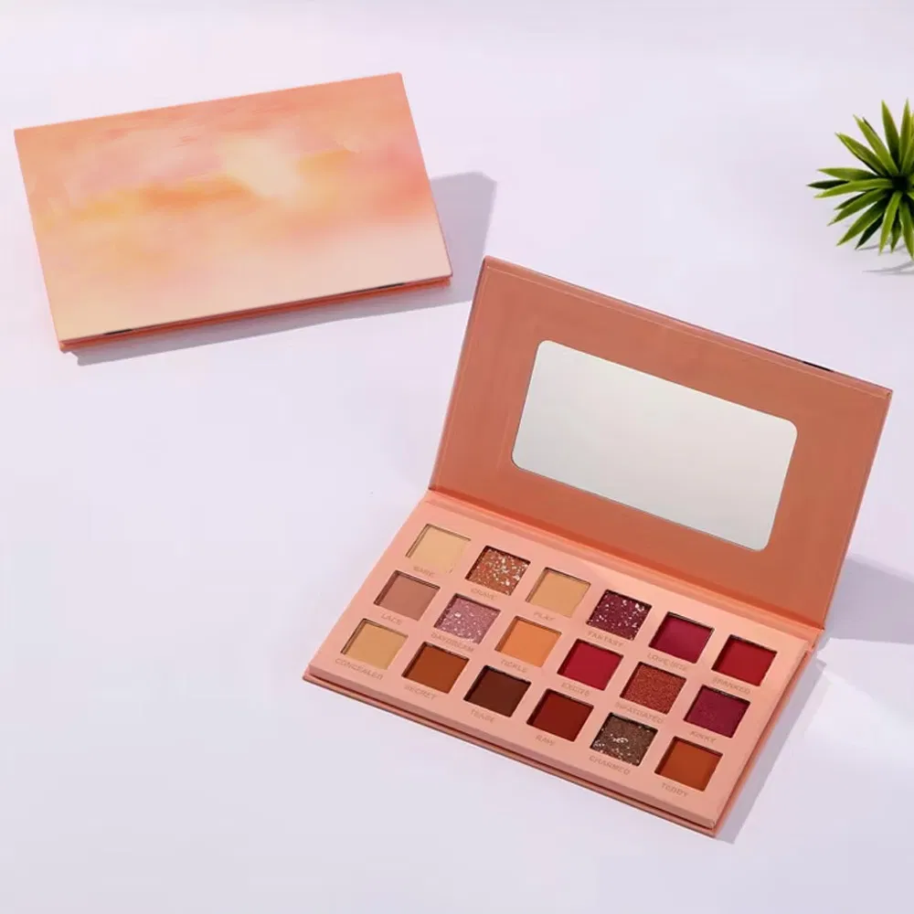 18-Color Eyeliner Eyeshadow Powder Palette Wholesale Cosmetics Waterproof Glitter Shimmer Eye Shadow