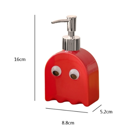 Cute Creative Ceramic Dispenser Ghost Pump Bottle Easy Grip Bathroom Accessories