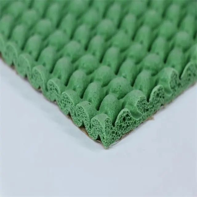 Hotel Flooring Installation Accessories Elastic Natural Rubber Carpet Underlay with Stitching Paper