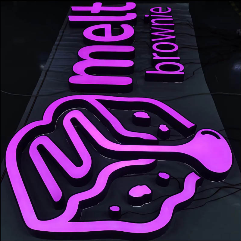 LED 3D Sign for Company Brand Logo Outdoor Store Sign Custom Commercial Signs