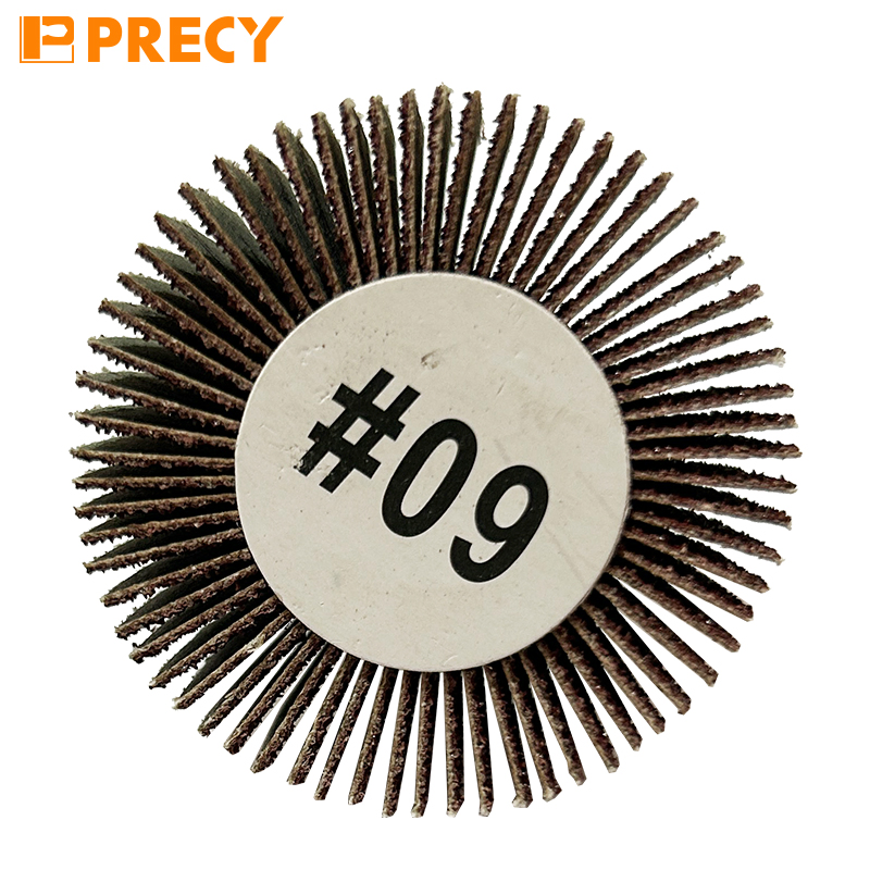 Abrasive Sanding Wheel with Brown Aluminium Oxide Blades 60X30 G60