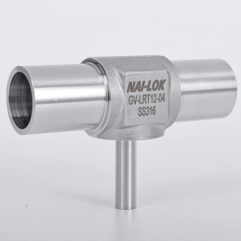 Nai-Lok SS316L Long Reducing Tee UHP Weld Fitting for Specialty Gas & Vacuum Equipment
