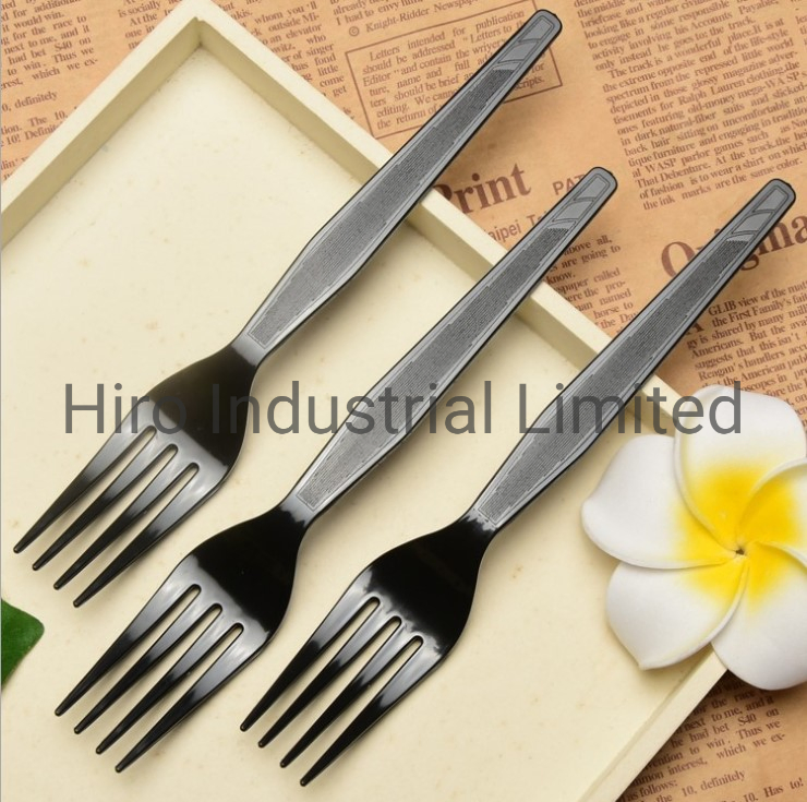 Heavy Duty Disposable Cutlery Flatware Sets Forchette Plastic Spoons Forks and Knives Nipkin
