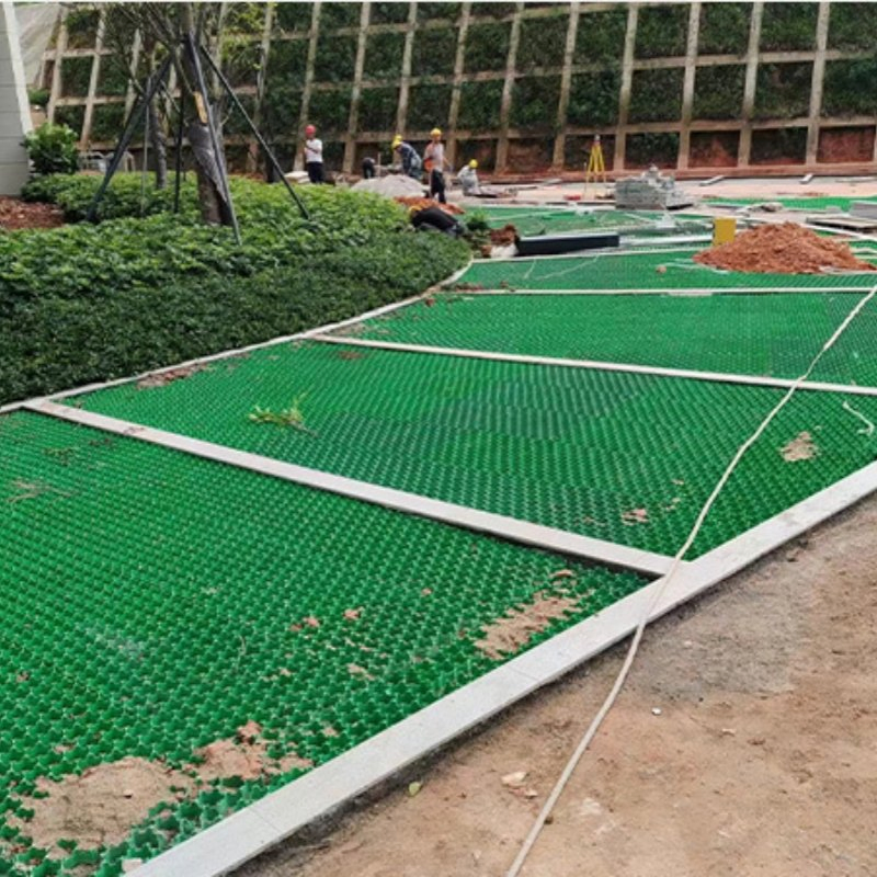 Grass Paver Grid Plastic Concrete Grass Grid Permeable Driveway for Slope Protection