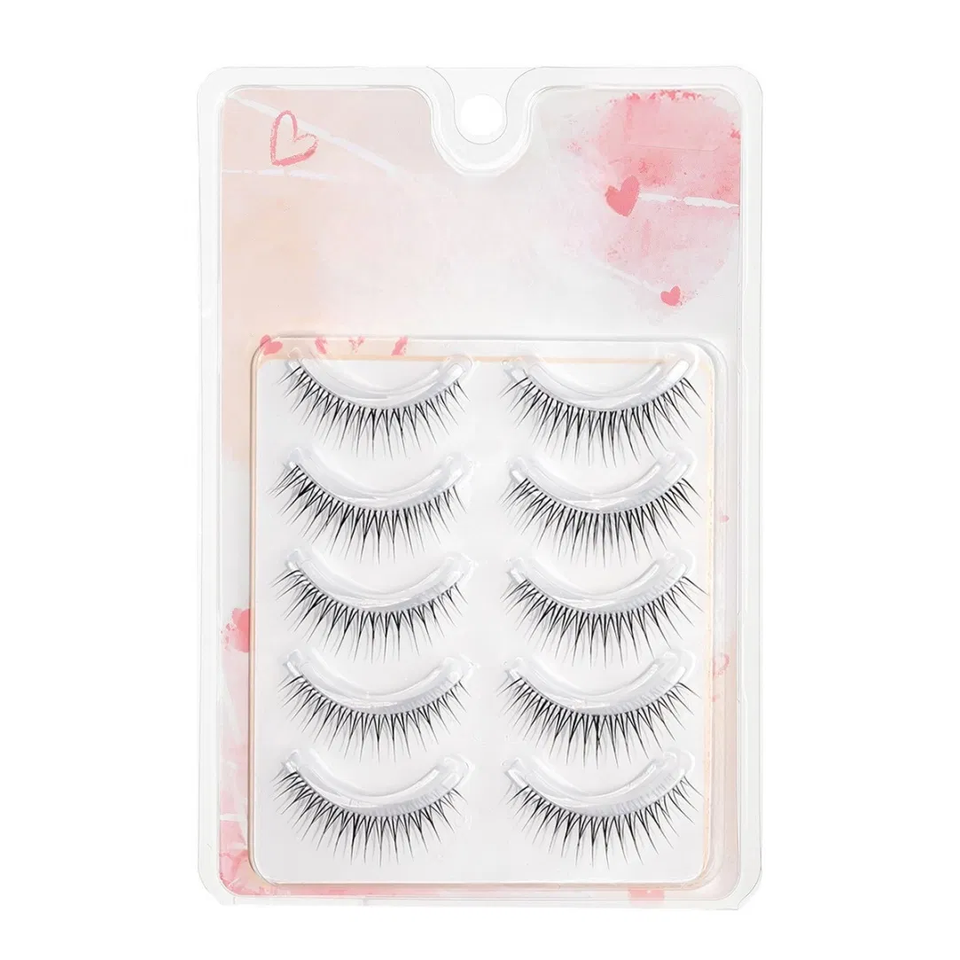 Zigzag Pattern False Eyelashes for Unique Texture and Enhanced Lash Density
