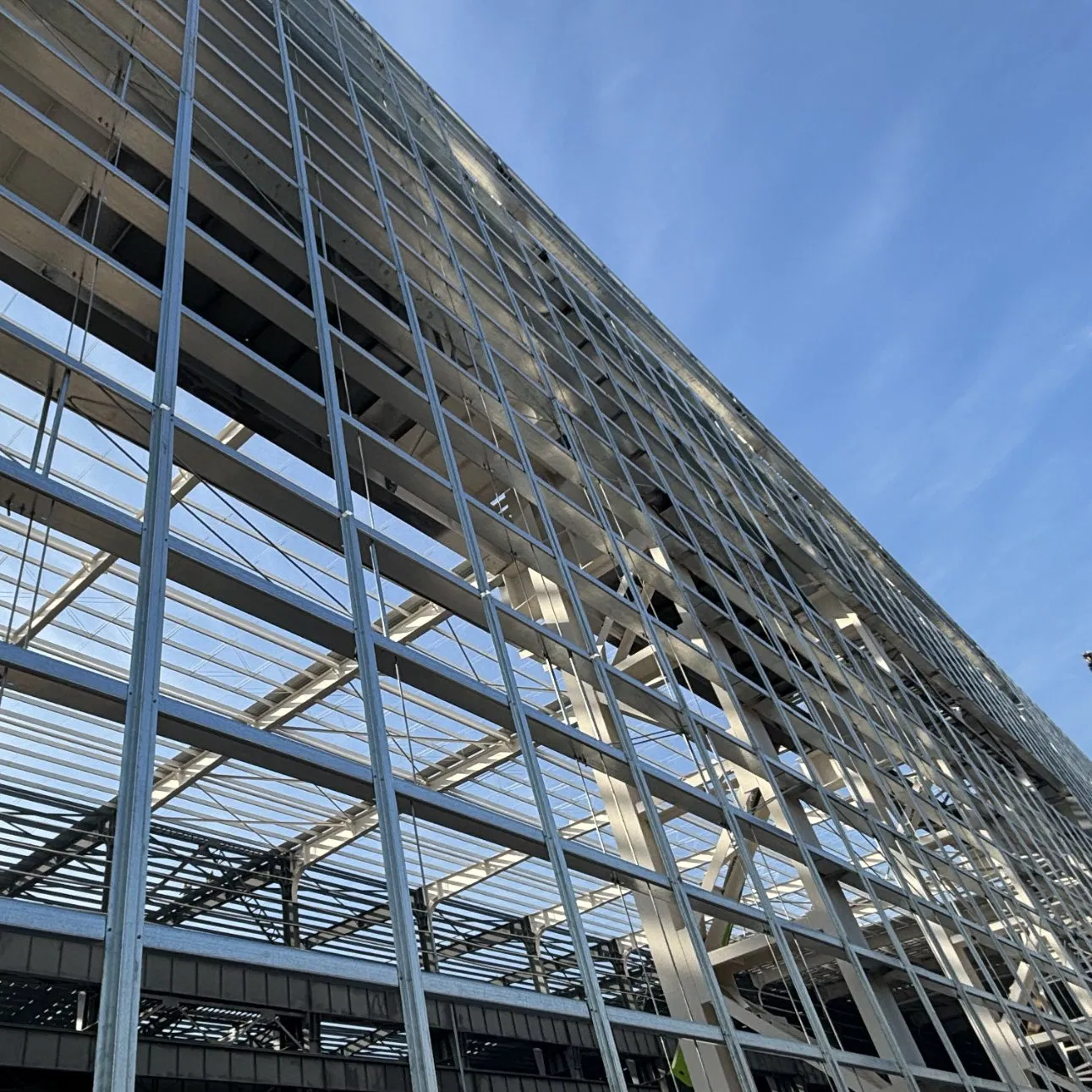 Q235 Prefabrication Modular Design Galvanization Steel Warehouse with H-Shaped Steel