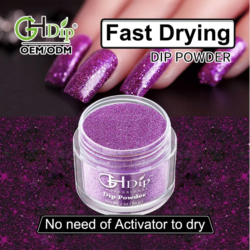 Glitter Nail Fast Drying Dipping Powder Colors Acrylic DIP Nail Art