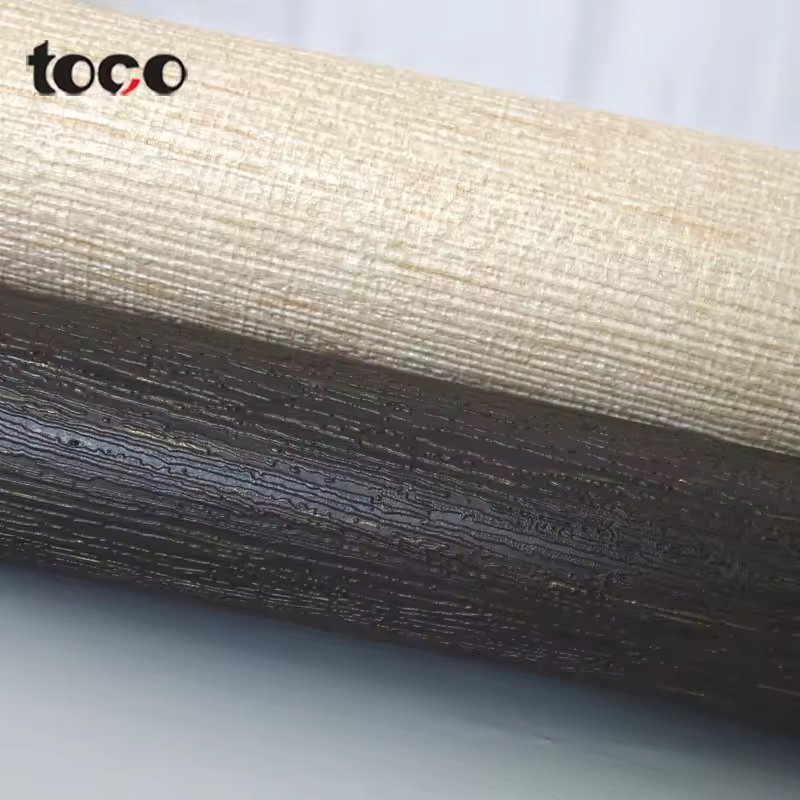 Most Popular Wooden Grain Decorative Wallpaper Sticker Foil PVC Plastic Furniture Film