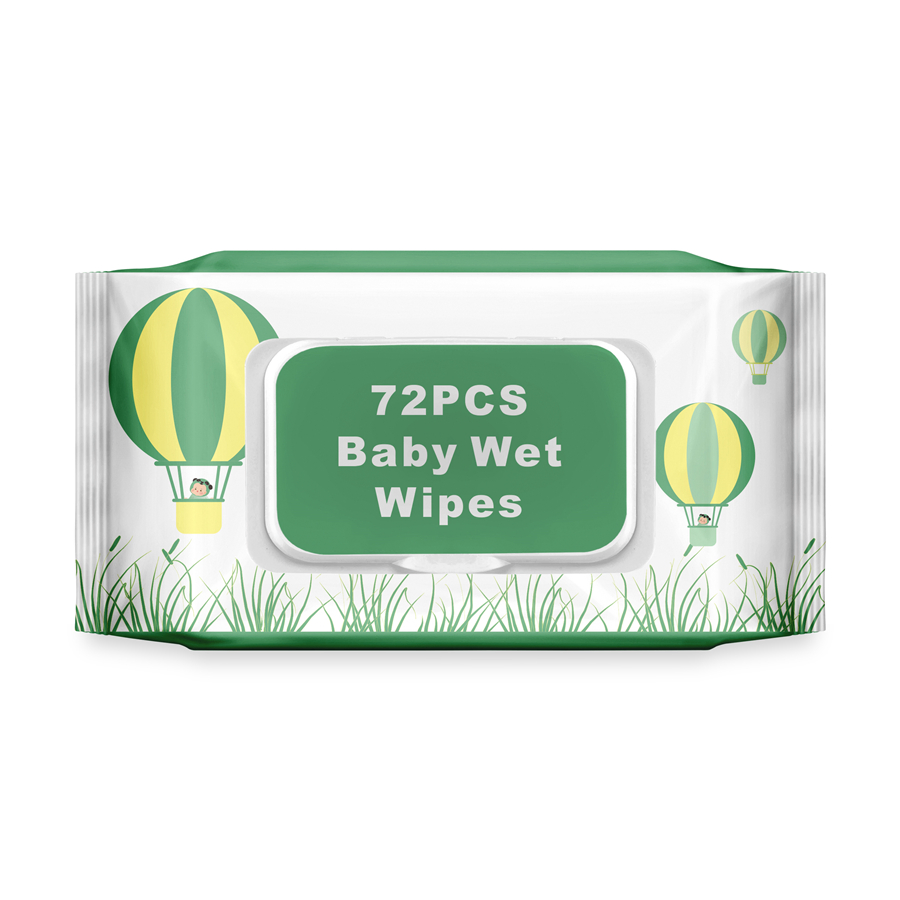 99% Pure Water Flushable Eco-Friendly Baby Cleaning Wipes
