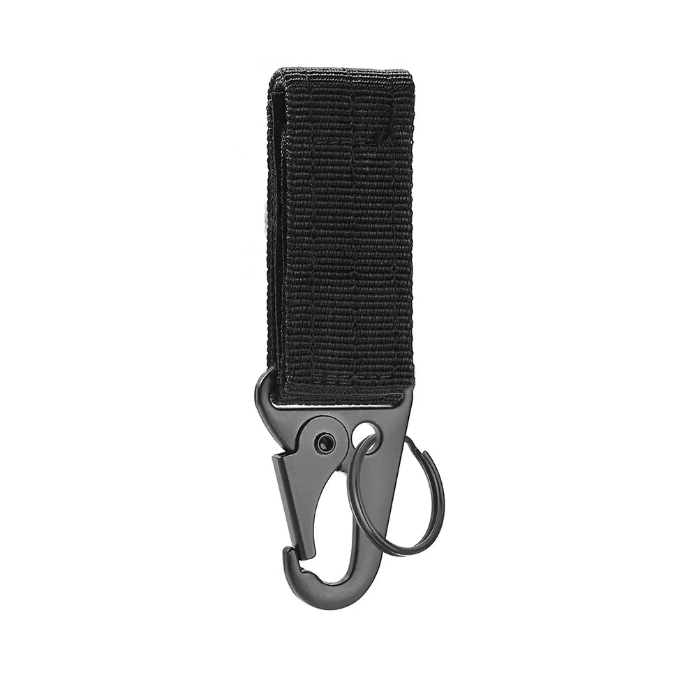 Tactical Hanging Buckle Molle Nylon Webbing Belt Triangle Buckle Outdoor Climbing Camping Tool Accessory Carabiner Keychain