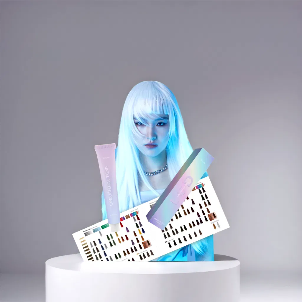 Premium Blue Blossom Professional Hair Color Kit for Experts
