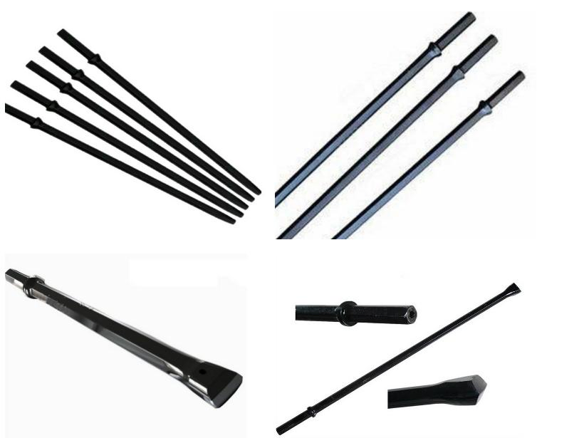 H22 B22 G2 Stage Steel Tapered Rock Drill Rod for Mining