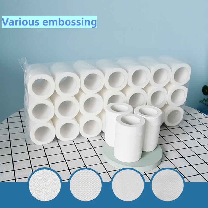 Custom Premier Good Quality 1/2/3/4 Ply 100% Bamboo Luxury Tissue Embossing Jumbo Rool Scented Bathroom Toilet Paper