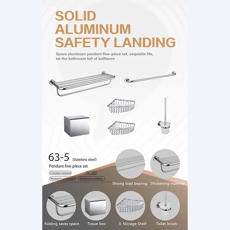 Stylish Wall Mounted Shower Caddy for Efficient Bathroom Storage