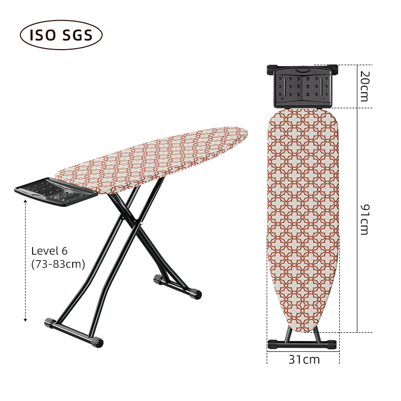 Hotel Over The Door Hanging Folding Ironing Board, Compact Space Saving Hanger Foldable Iron Board for Easy Storage