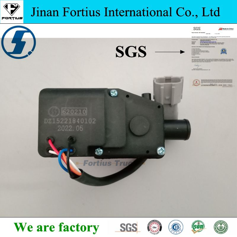 Shacman Delong New M3000 Dump Truck Electric Water Valve Part DZ15221840102