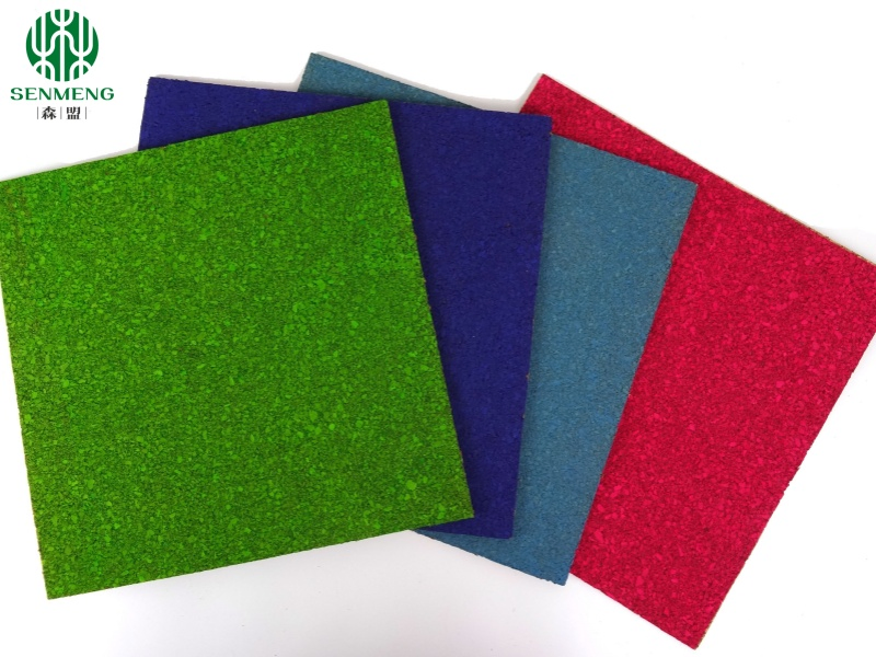 Cork Board Roll for Notice Displays and Background Wall Colorful Cork Roll