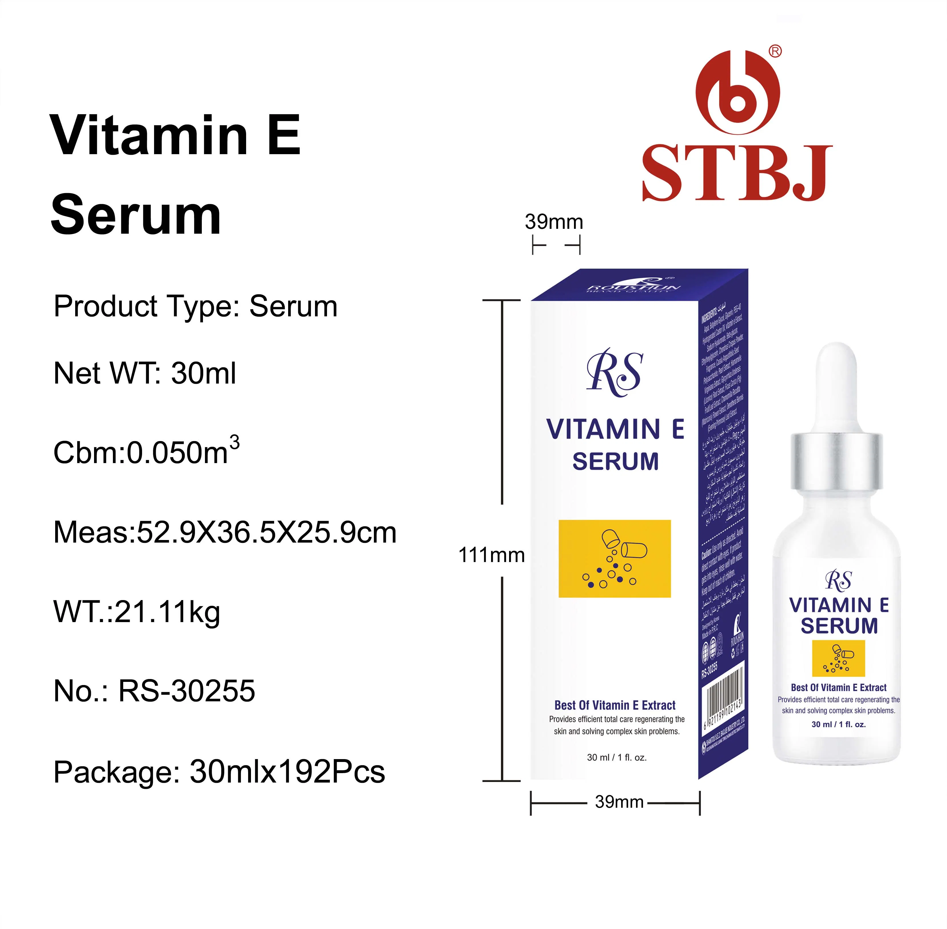 Roushun Vitamin E Serum Professional Moisturizing Whitening Facial Serum
