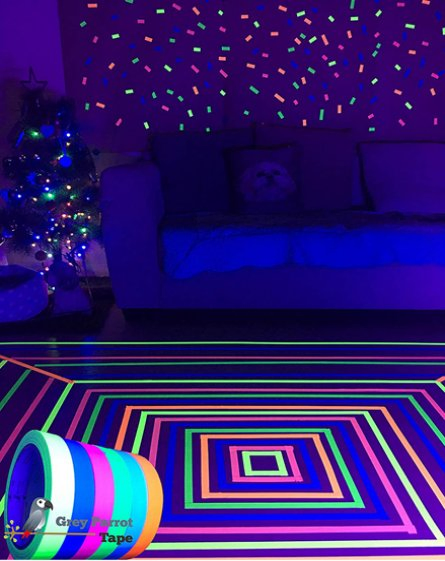 Heavy Duty Waterproof Neon Gaffer Fluorescence Cloth Duct Fluorescent Highlighter Colored Tape