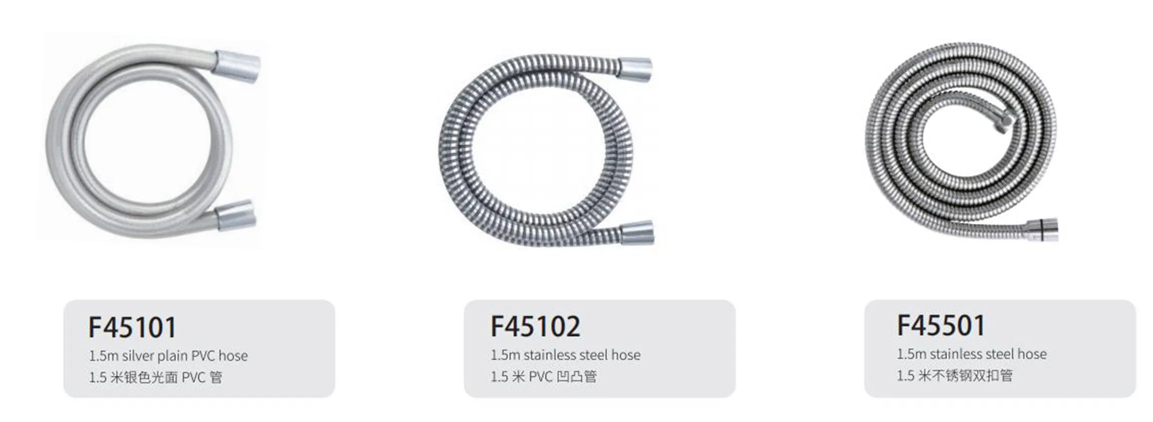 Bathroom Accessory Sanitary Ware Bathroom Shower Flexible Hose for Sprayers and Shower