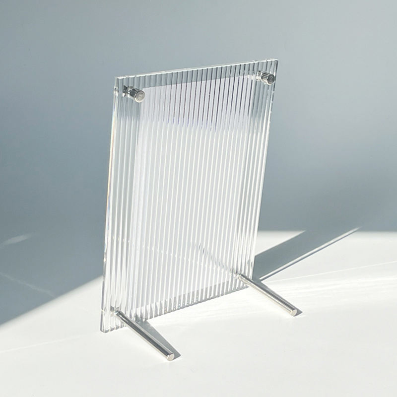 New Products Transparent Smooth Acrylic Price Sign for Jewelry Store Product Showing